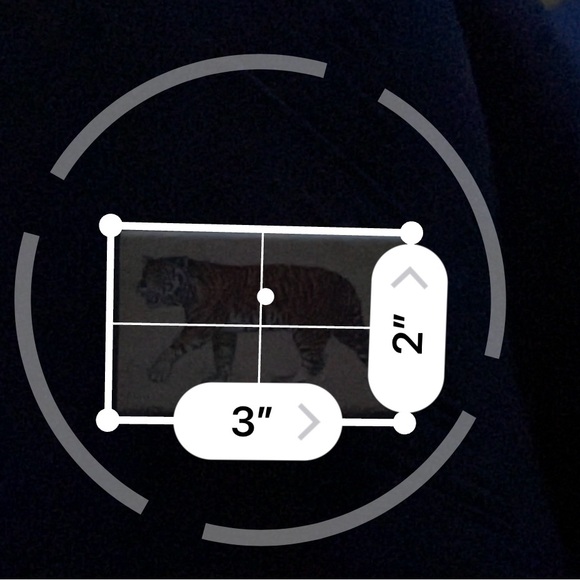 Delta Wooden Tiger Stamp - Brown and Orange - Picture 3 of 3
